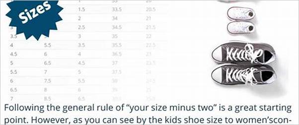 Women's shoe size 8 in big kid sizes